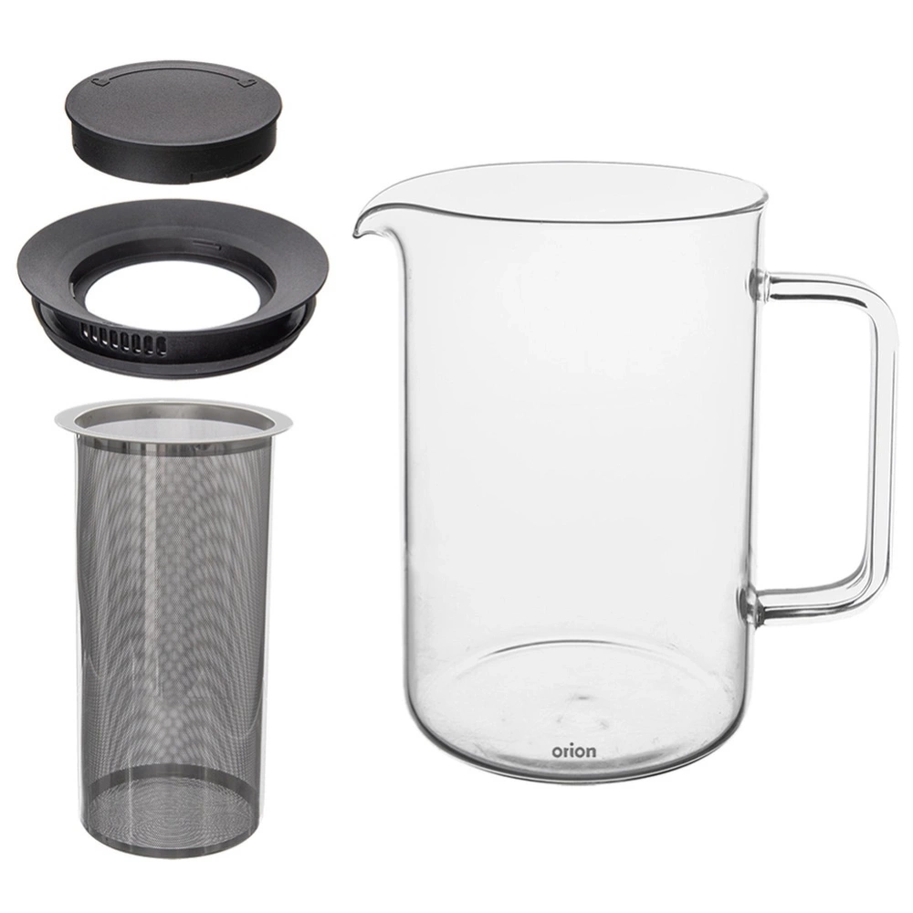 Dzbanek z zaparzaczem do herbaty szklany żaroodporny 1,55 l