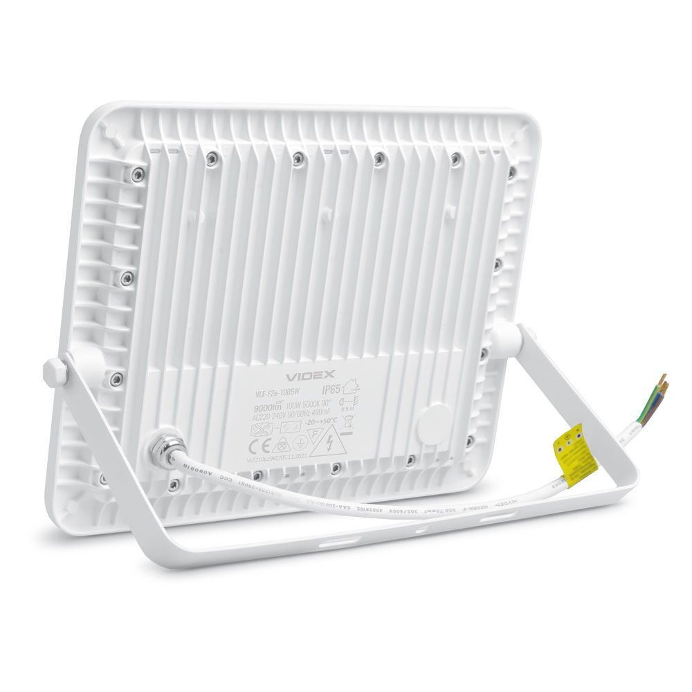 Naświetlacz Videx LED 100W 9000lm neutralna biel 5000K aluminium IP65 120°