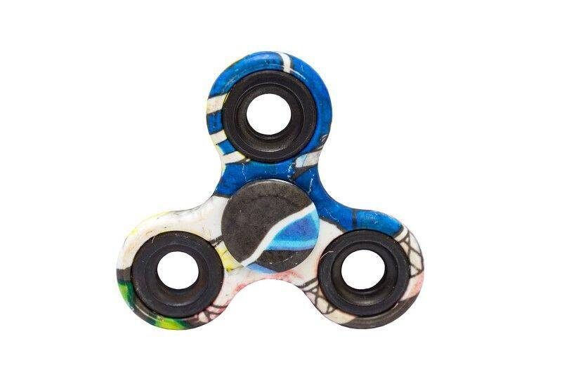 Fidget spinner z nadrukiem 7,5 cm różne wzory