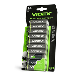 Bateria alkaliczna VIDEX LR6/AA 20 szt. BLISTER