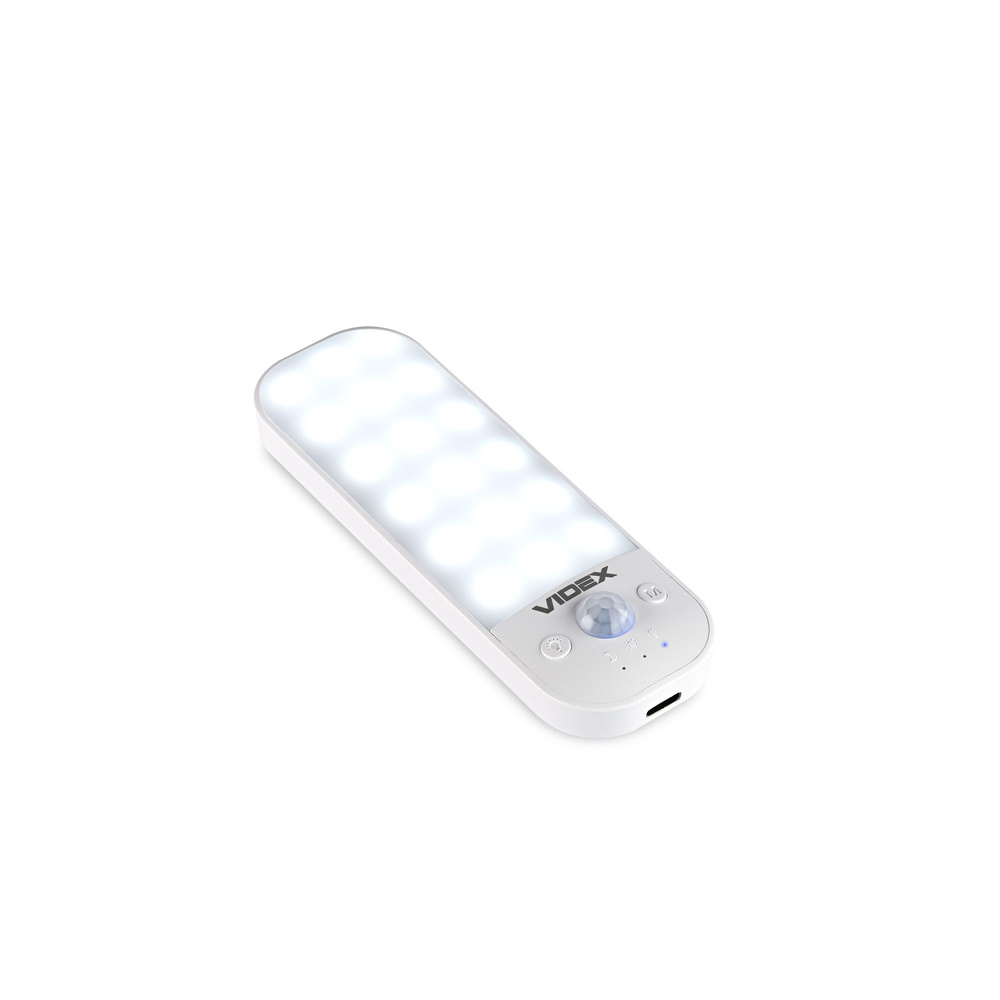 LAMPKA NOCNA LED Z AKUMULATOREM I CZUJNIKIEM RUCHU VIDEX VL-NL014W-S