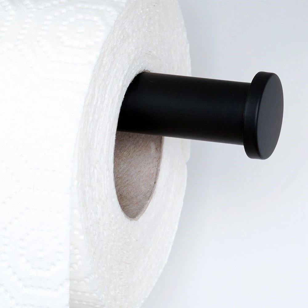 Wieszak na ręcznik papierowy stalowy czarny