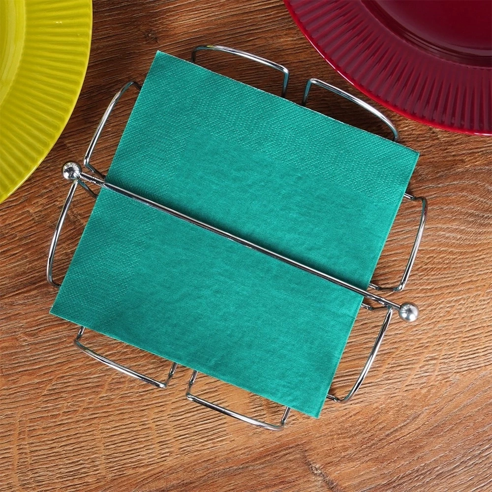 Serwetnik stalowy z dociskiem 18x18 cm