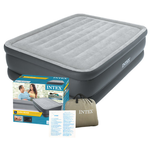 Materac z wbudowaną pompką 152x203x51 INTEX 64140