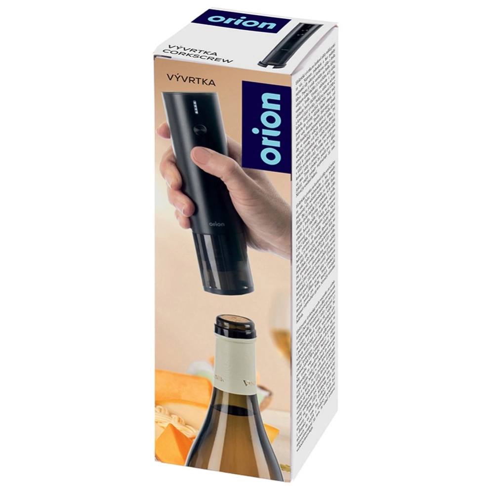 Korkociąg do wina elektryczny z ładowarką 19,5 cm