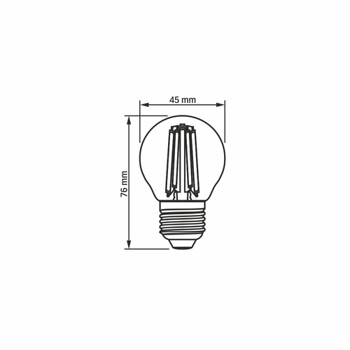 Żarówka LED Filament 6W 806lm 3000K E27 ciepła