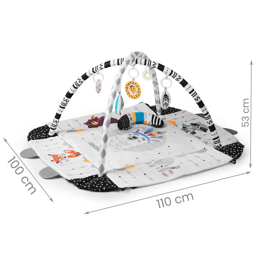 Mata interaktywna edukacyjna 110x100cm