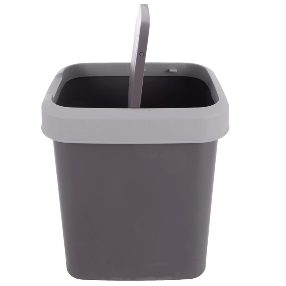 Kosz na śmieci plastikowy szary 12 l