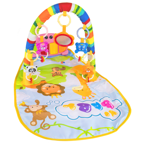 Interaktywna mata edukacyjna z zabawkami + pianino