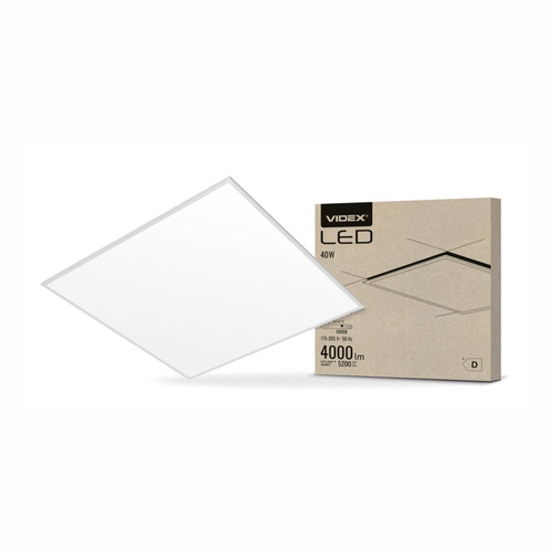 Panel do sufitów Videx LED 40W 6000K 5200lmpodwieszanych kaseton 60cm