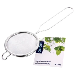 Sitko kuchenne stalowe z uchwytem 7 cm