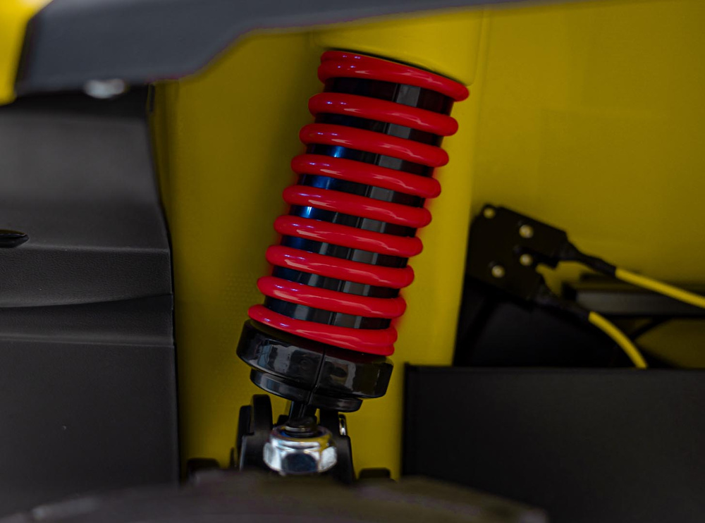 Quad Can Am Outlander ATV z Pilotem Żółty