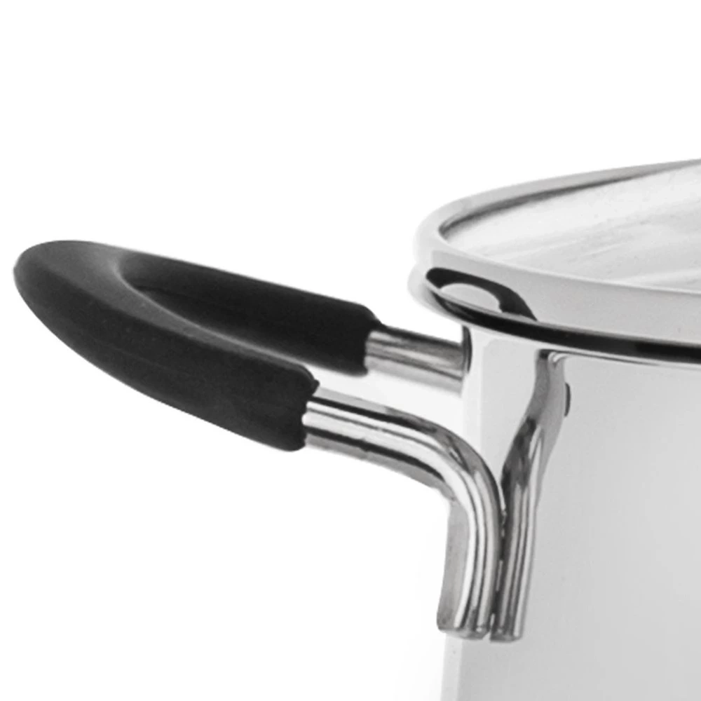 Garnek stalowy ze szklaną pokrywką DALIE 22 cm, 4 l