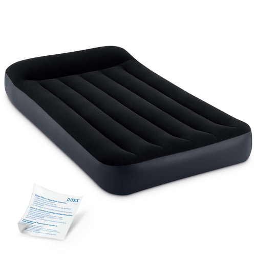 Materac dmuchany welurowy 99x191cm Intex 64141