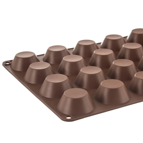 Forma do muffinek silikonowa pomarańczowa małe babeczki SILLINIE