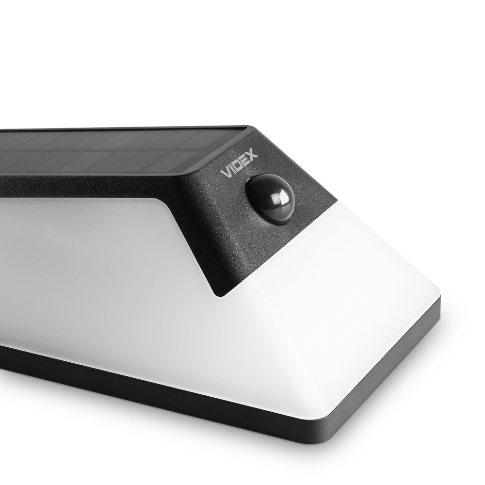 Kinkiet solarny Videx LED biały z czujnikiem ruchu 500lm IP54 aku LiFePO4