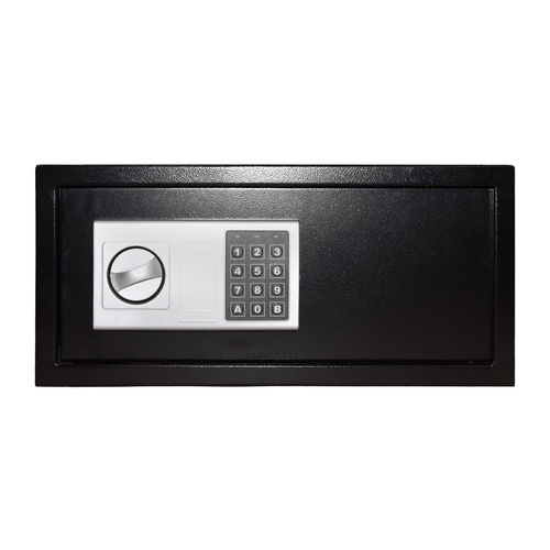 Sejf domowy biurowy zamek elektroniczny szyfrowy kluczyk kod XXL 43x35x21