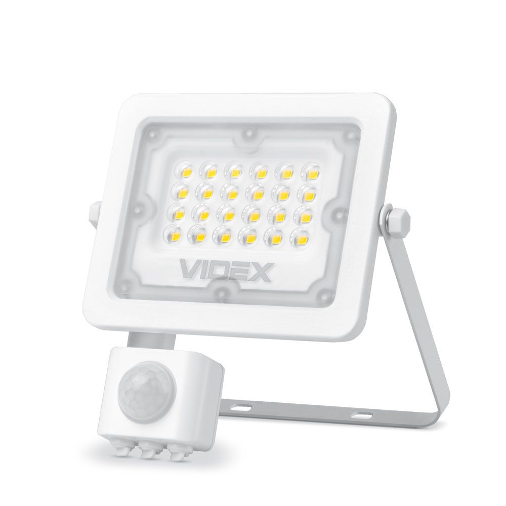 Naświetlacz Videx LED 10W 900lm neutralna biel 5000K czujnik ruchu IP65
