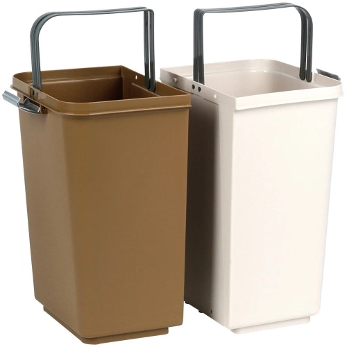Kosz do segregacji odpadów plastikowy 2x10 l