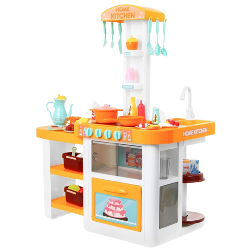 Kuchnia duża dla dzieci piekarnik, lodówka, kran, woda dźwięk swiatło Kucharz