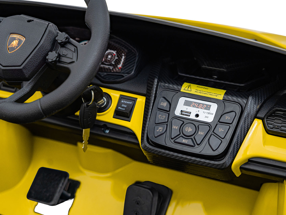 Pojazd Lamborghini Revuelto XL STRONG Żółty