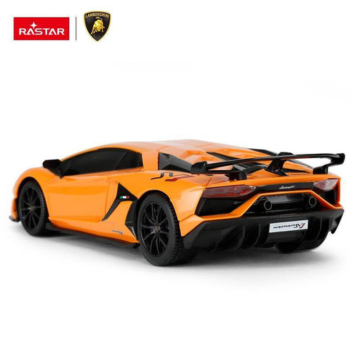 Lamborghini Aventador SVJ skala 1:24 Rastar samochód sterowany pomarańczowy