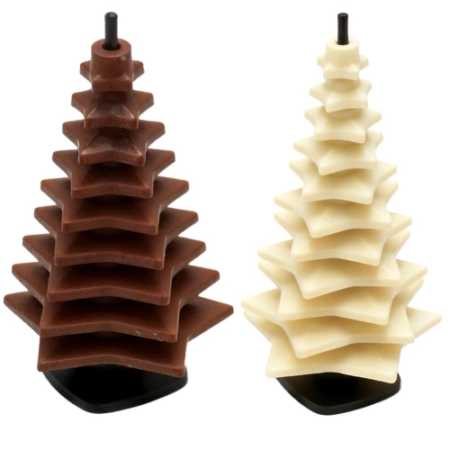 Forma do czekolady silikonowa choinka 9 el.