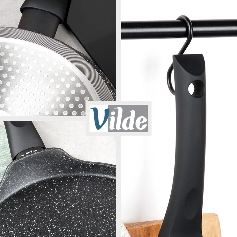 Patelnia do naleśników granitowa BLACK LINE 26 cm