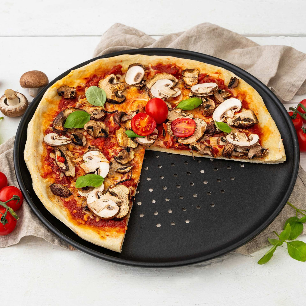 Forma do pieczenia pizzy, Ø32 cm, perforowana Zenker