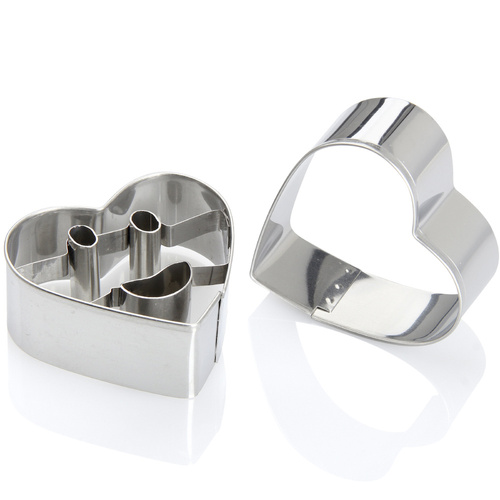 Foremka  wykrawacz serce 2 sztuki do ciast piernika - Zenker 42892