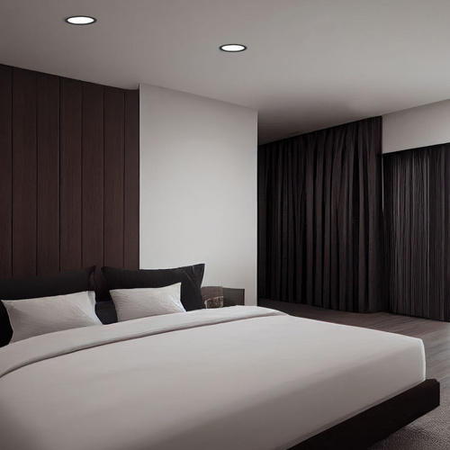 Oprawa wpuszczana LED VIDEX-DOWNLIGHT-LED-DLBR-124-BLACK-12W-NW