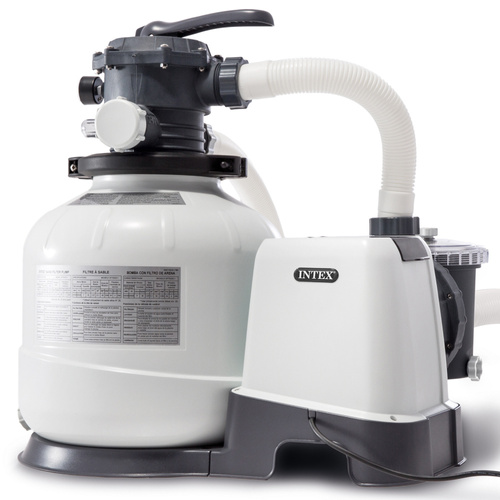 Pompa filtrująca piaskowa o wydajności 10500 l/h INTEX 26648GS + piasek kwarcowy 50 kg