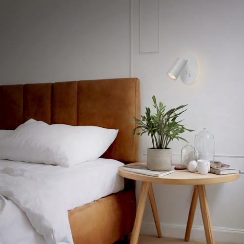 Lampa Ścienna Videx Kinkiet Oprawa Punktowa 5W 380lm 2700K Ciepła Biała