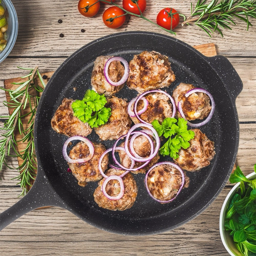 Patelnia granitowa głęboka GRANDE 28 cm, 3 l