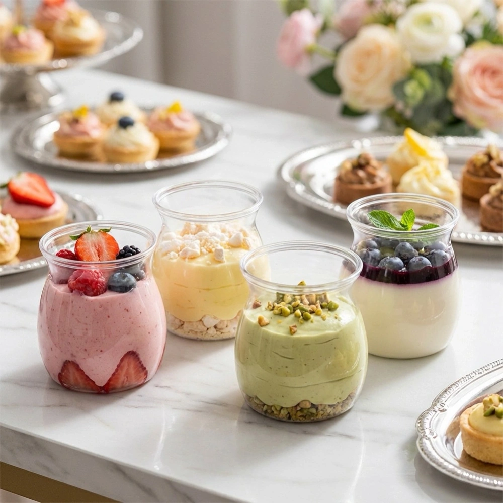 Pucharki na jogurt i desery 160 ml 6 szt.