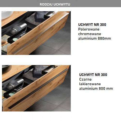 Zestaw szafka z umywalką 7949712/7949912 Woodblock Lanzet