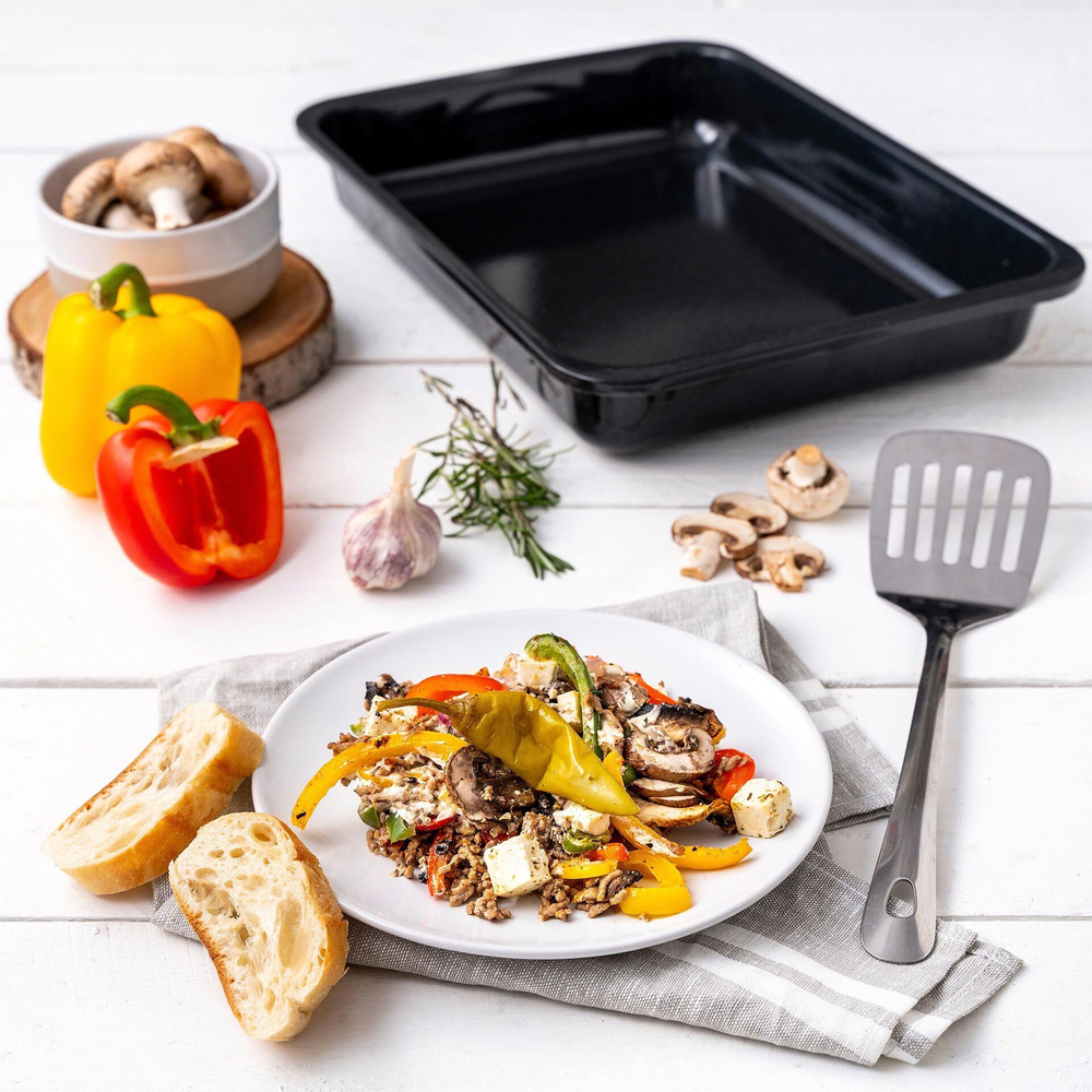 Forma do pieczenia 40x29 cm, emaliowana Zenker