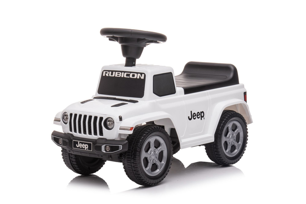 Jeździk odpychacz pchacz z dźwiękiem Jeep auto dla dziecka biały