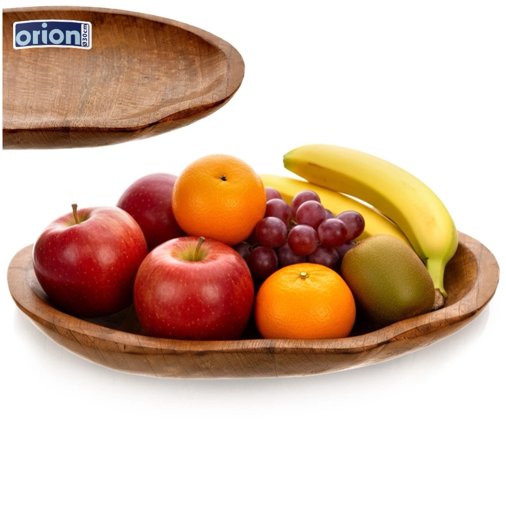 Talerz do serwowania drewniany MANGO 30x30 cm