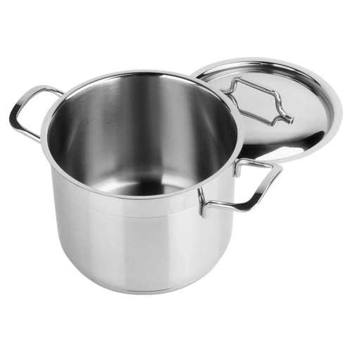 Garnek stalowy z pokrywką ANETT 18 cm, 3,5 l
