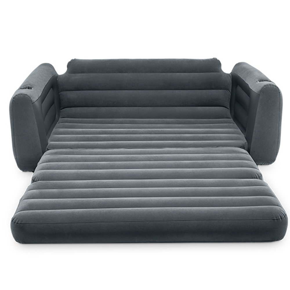 Rozkładana sofa dmuchana/ łóżko + pompka 66640 INTEX 66552 203 x 224 x 66 cm
