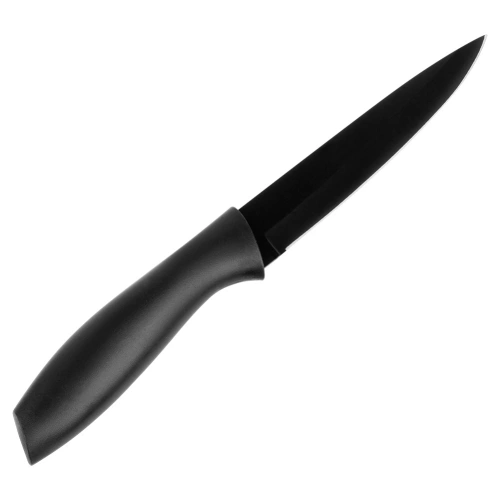 Nóż kuchenny stalowy czarny 23 cm