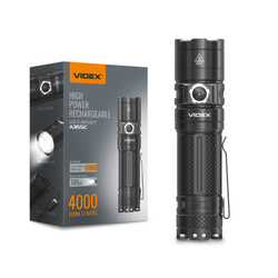Latarka Videx LED 4000lm IP68 neutralna biel 5000k 5 trybów zasięg 185m