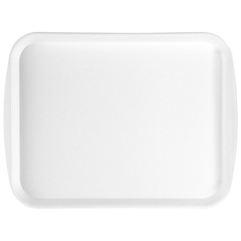 Taca do serwowania plastikowa biała 35,5x27 cm