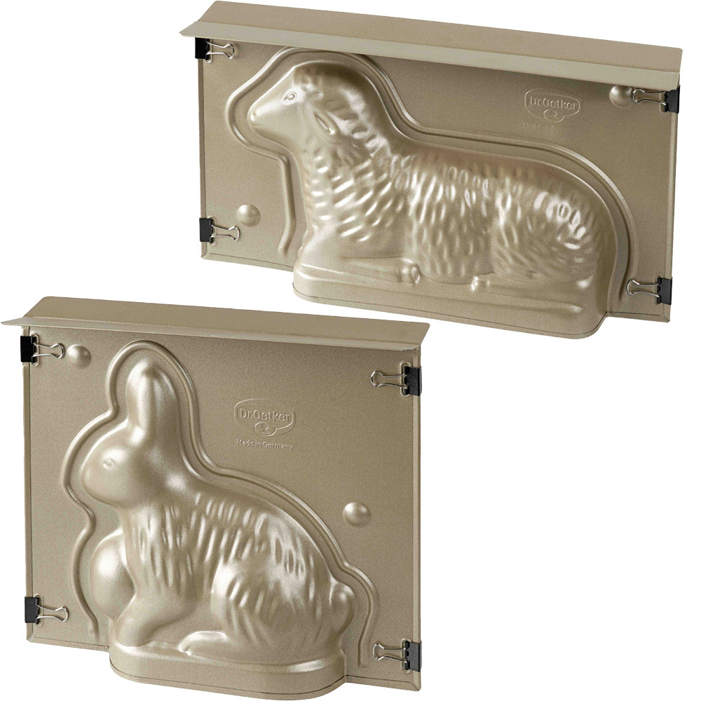 Forma do pieczenia wielkanocna Zając 0,6l baranek 0,9L Dr.Oetker zestaw