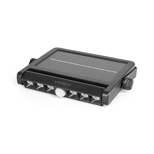 Naświetlacz Lampa Solarna Videx 10W 600lm 5000K Czujnik Neutralna 60° IP54