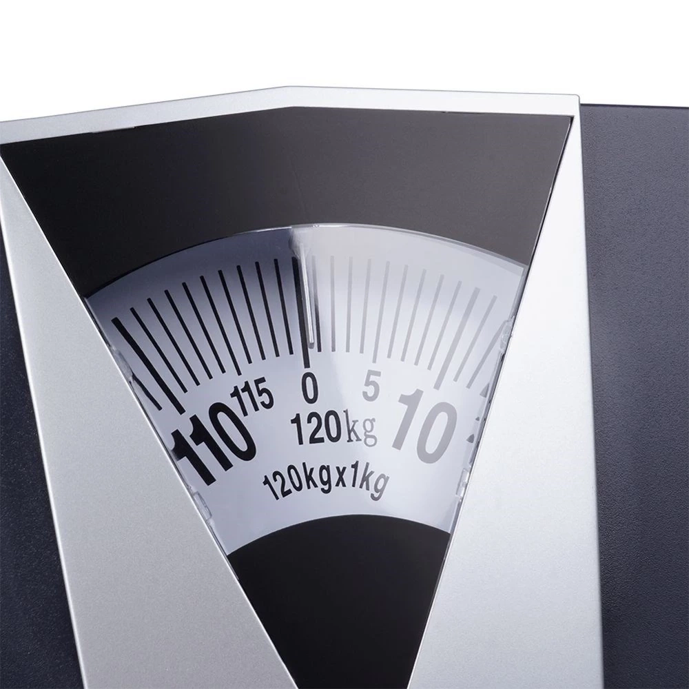 Waga łazienkowa czarna mechaniczna 120 kg