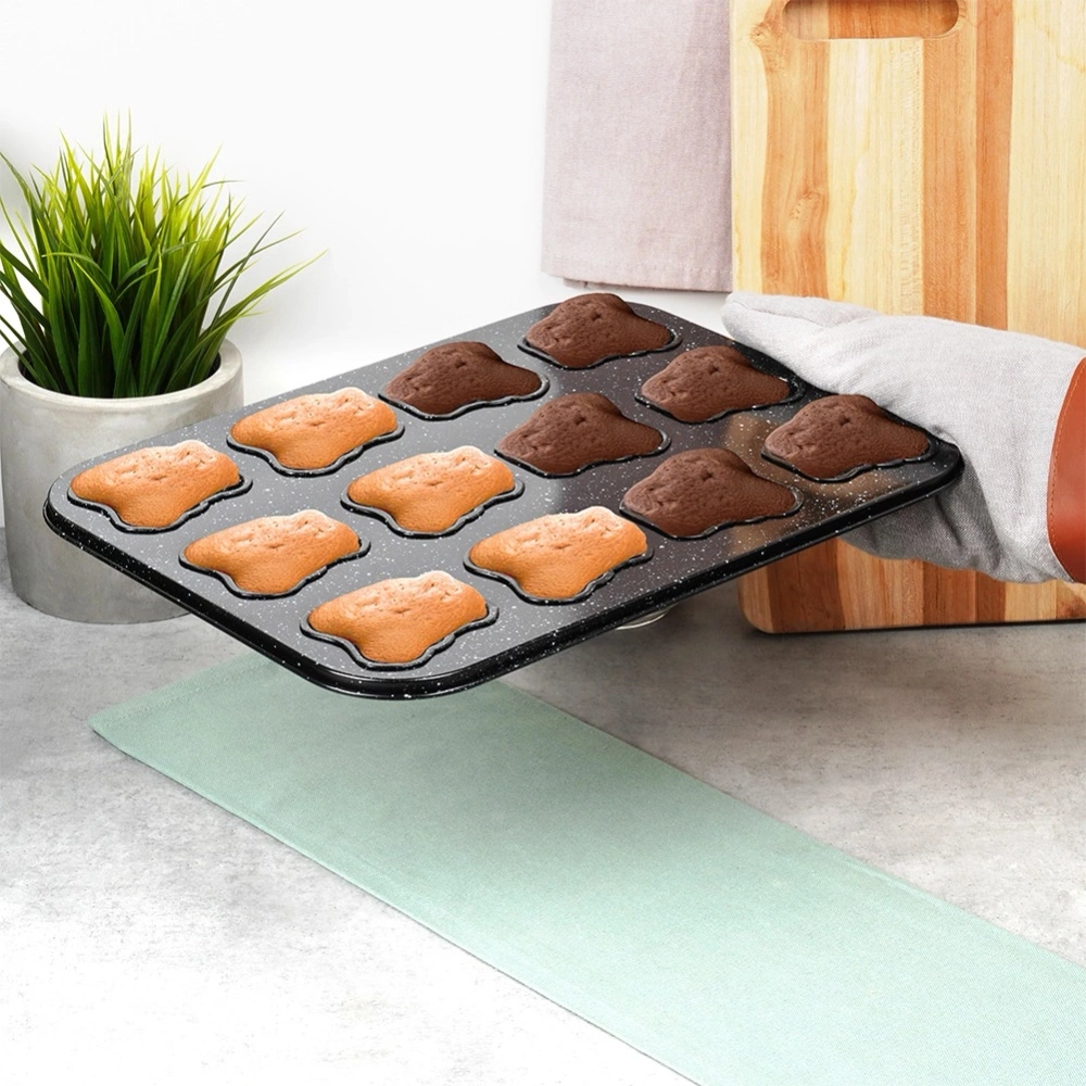 Forma do ciastek granitowa misie 35x26,5 cm