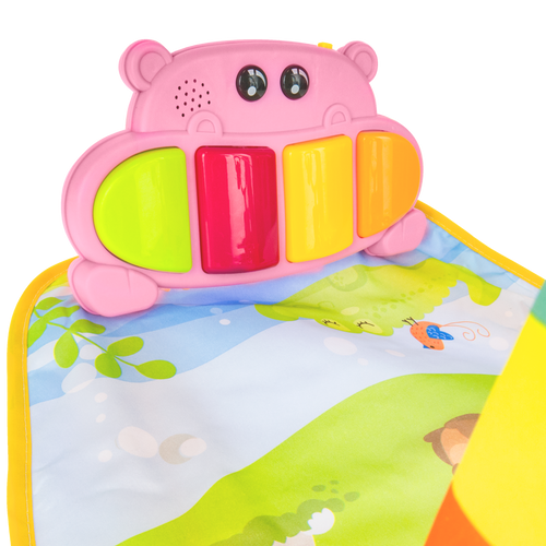 Interaktywna mata edukacyjna z zabawkami + pianino