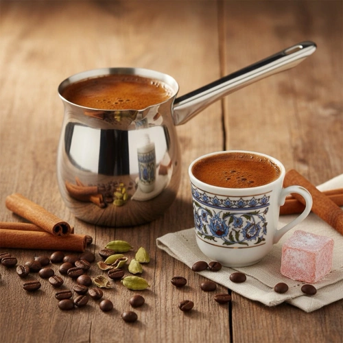 Tygielek do kawy stalowy 400 ml